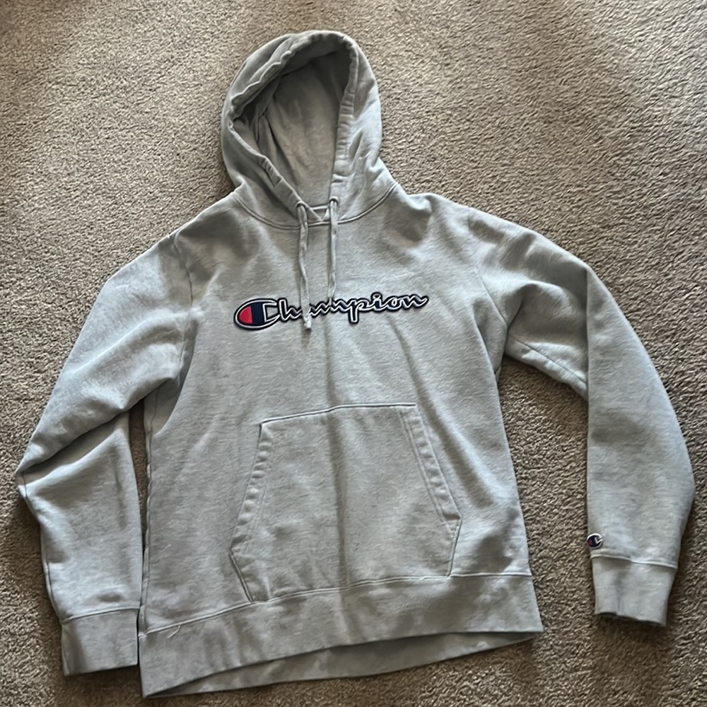 champion grey hoodie - Picture 2 of 2